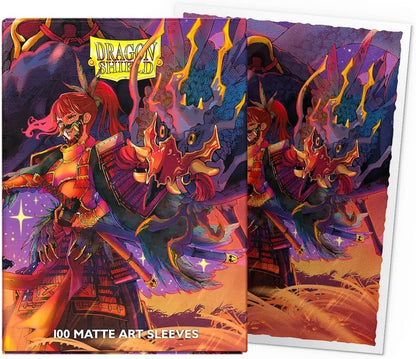Dragon Shield 100 Ct Standard Matte Art Sleeves - The Fallen