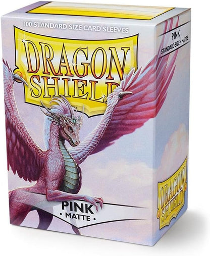 Dragon Shield Standard Size Pink Matte Sleeves