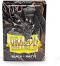 Dragon Shield Japanese Size Black Matte Sleeves 60 ct
