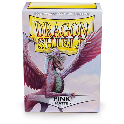 Dragon Shield Pink Matte Sleeves Standard 100ct