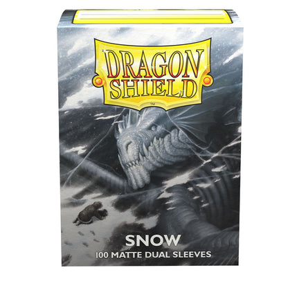 Dragon Shield Snow Matte Dual Sleeves Standard 100 ct