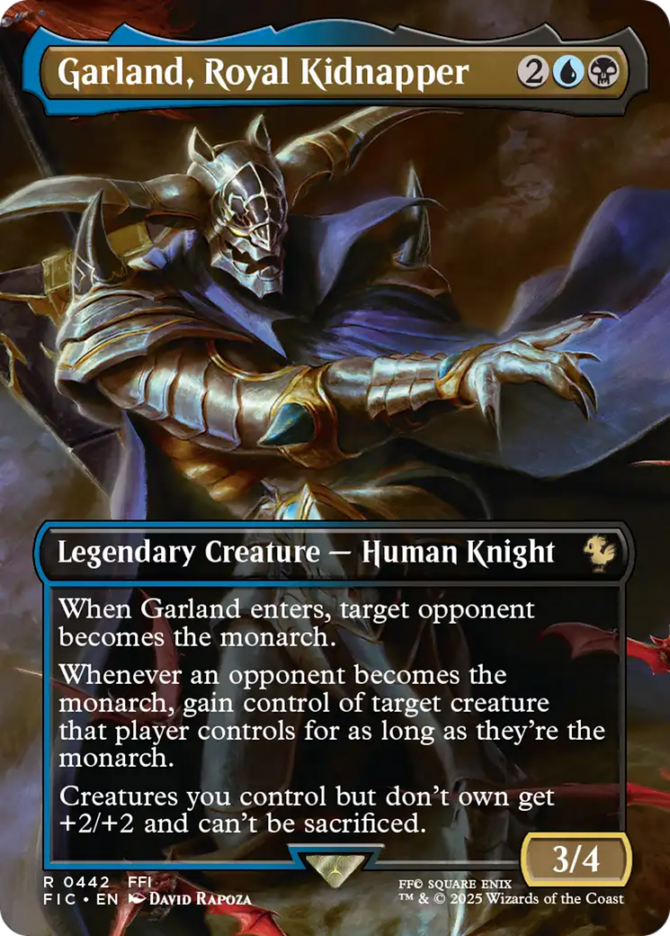 Garland, Royal Kidnapper (Borderless) [FINAL FANTASY Commander]