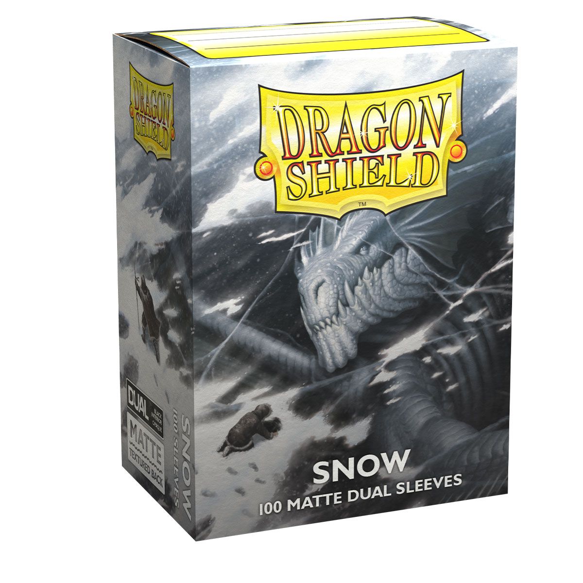 Dragon Shield Snow Matte Dual Sleeves Standard 100 ct