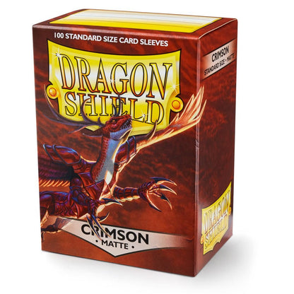 Dragon Shield Matte Sleeves Crimson