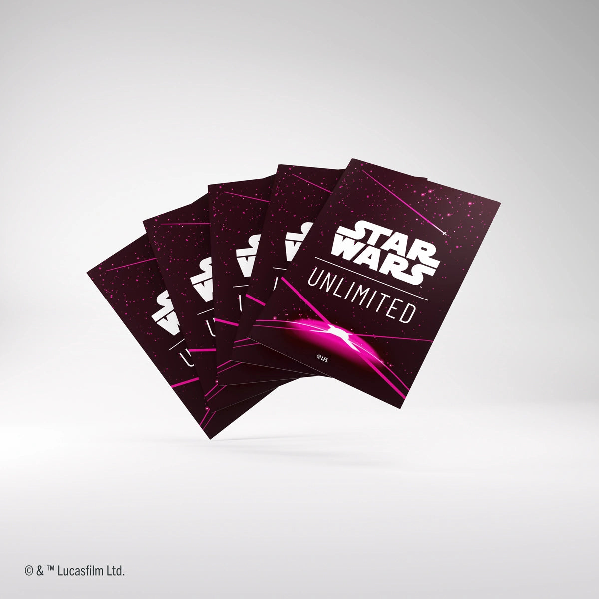 Star Wars Unlimited Premium Art Sleeves - Card Back Magenta