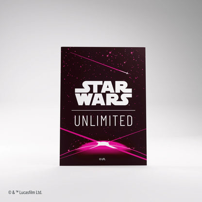 Star Wars Unlimited Premium Art Sleeves - Card Back Magenta