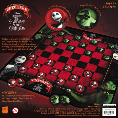 Nightmare Before Christmas Checkers