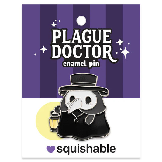 Squishable Enamel Pin Plague Doctor