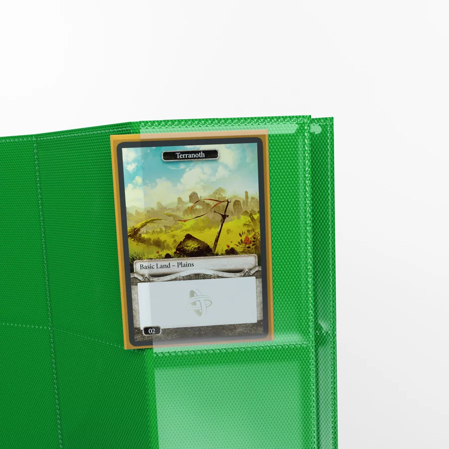 Gamegenic 18-Side Loading Pocket Pages 10 count (Green)