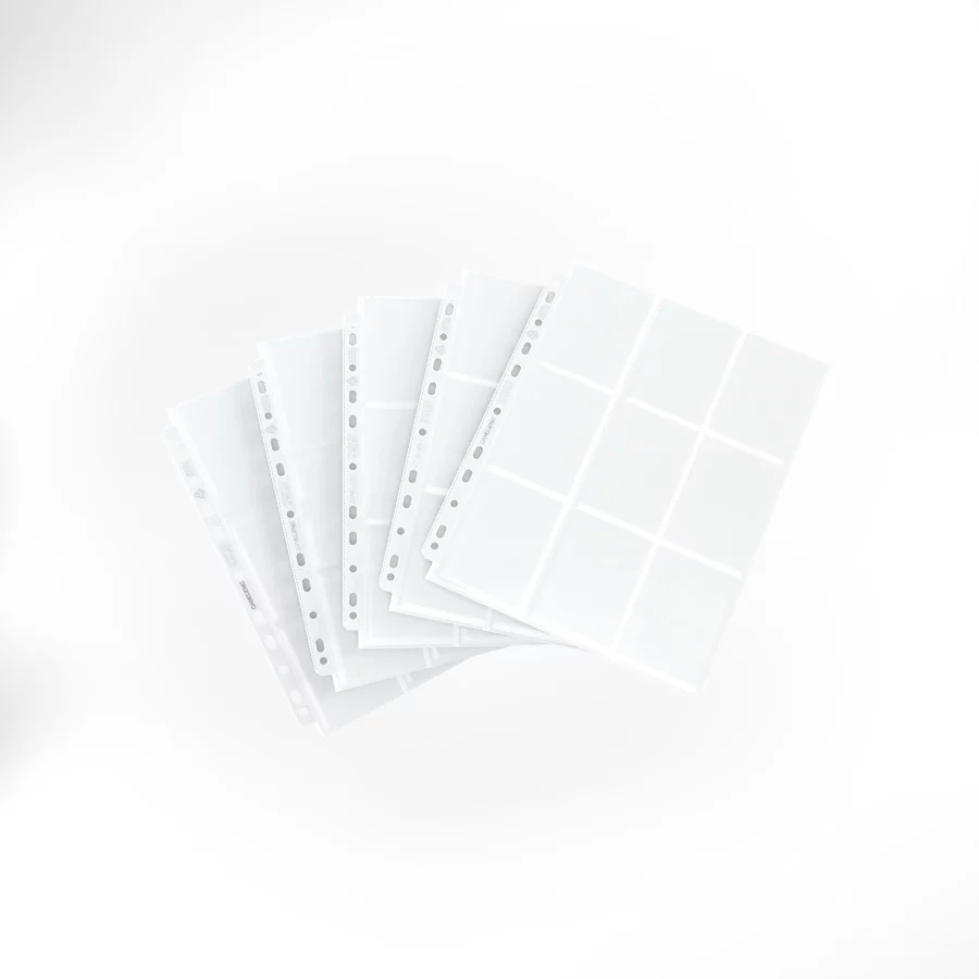 Gamegenic 18-Side Loading Pocket Pages 10 count (White)