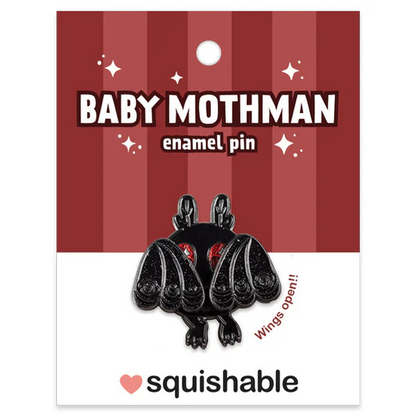 Squishable Enamel Pin Baby Mothman