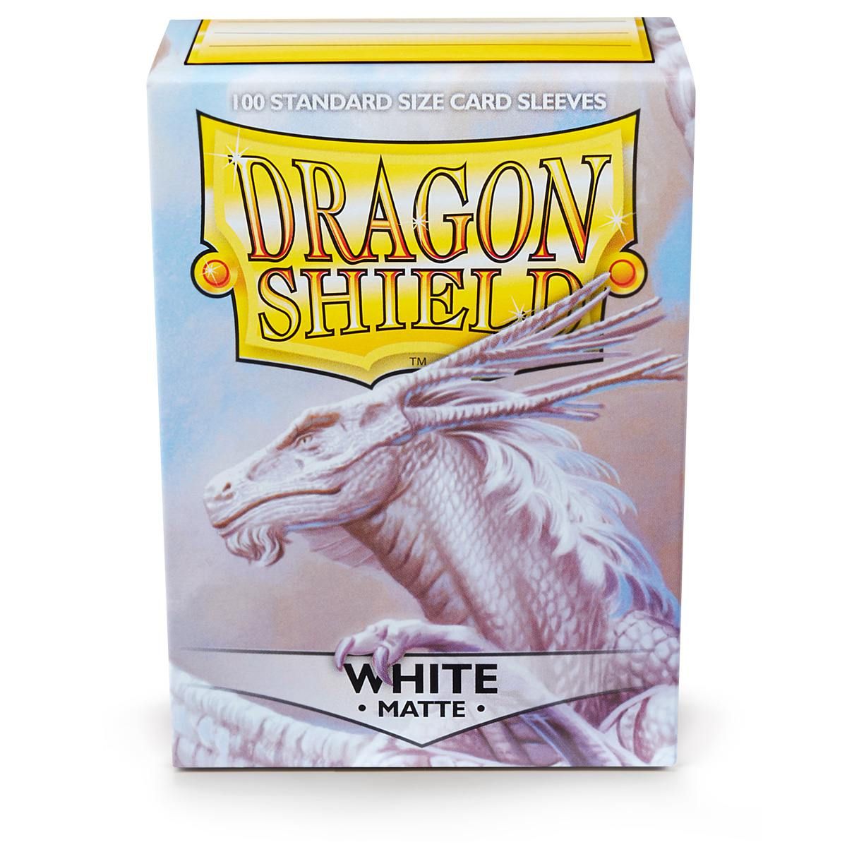 Dragon Shield White Matte Sleeves Standard 100ct