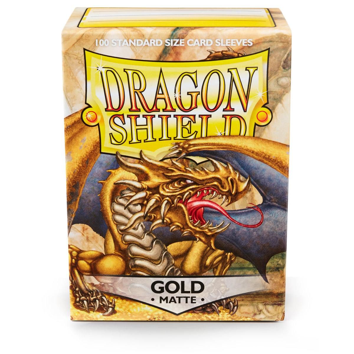 Dragon Shield Gold Matte Sleeves Standard 100ct