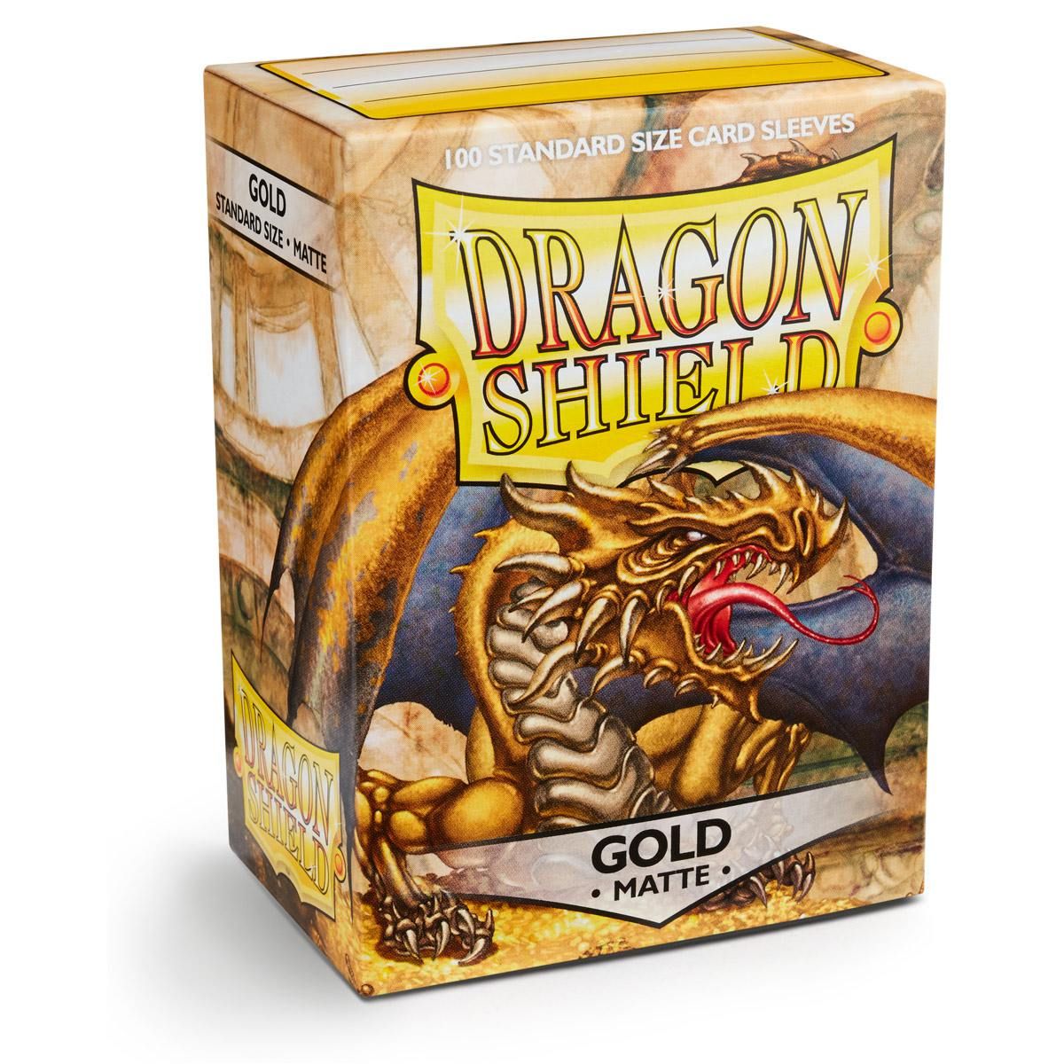 Dragon Shield Gold Matte Sleeves Standard 100ct