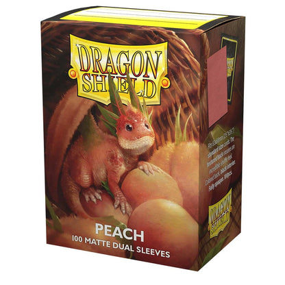 Dragon Shield Peach Matte Dual Sleeves Standard 100 ct