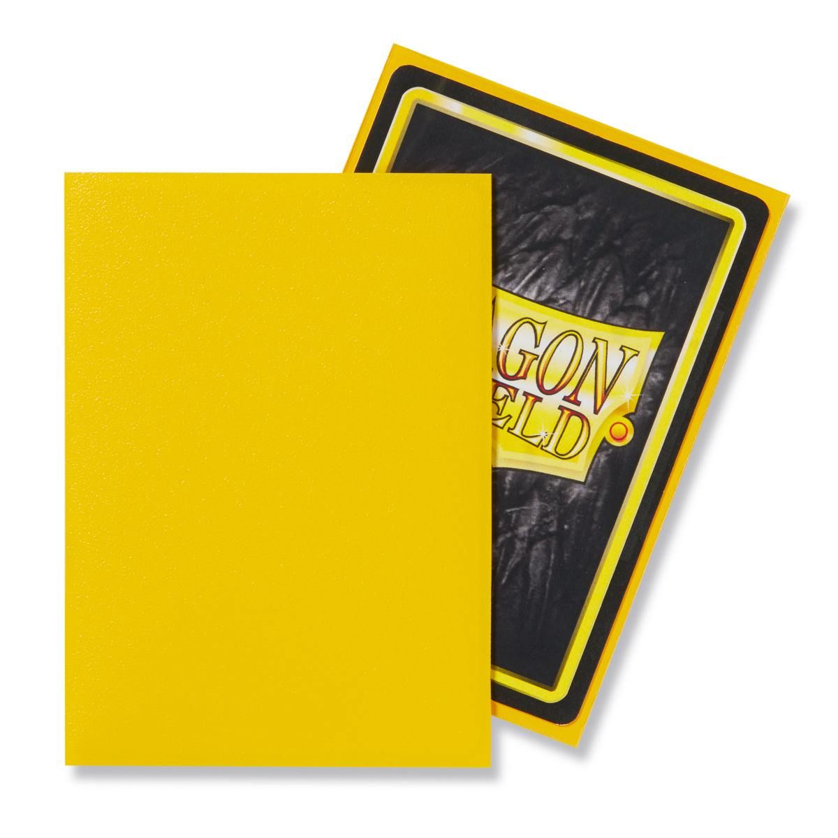 Dragon Shield Yellow Matte Sleeves Standard