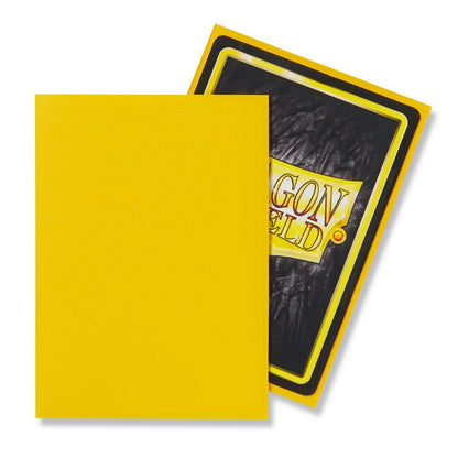 Dragon Shield Yellow Matte Sleeves Standard