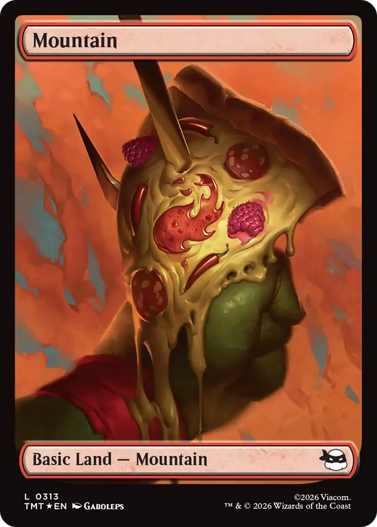 Mountain (0313) (Surge Foil) [Teenage Mutant Ninja Turtles]