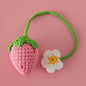 Bookmark: Crocheted Pink Strawberry