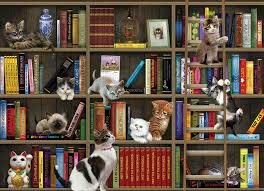 Cobble Hill: 1000 Puzzle Kitty Librarians
