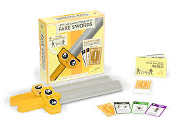 Let's Hit Each Other with Fake Swords