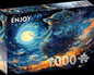 Enjoy 1000 Piece Puzzle: Witch's Night Out