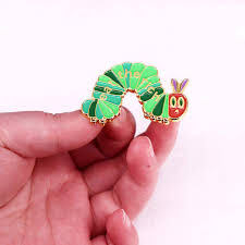 Enamel Pin: Eat the Rich Caterpillar