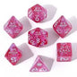 HYMGHO Purrfect Pink RPG Dice Set