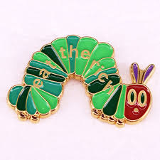 Enamel Pin: Eat the Rich Caterpillar