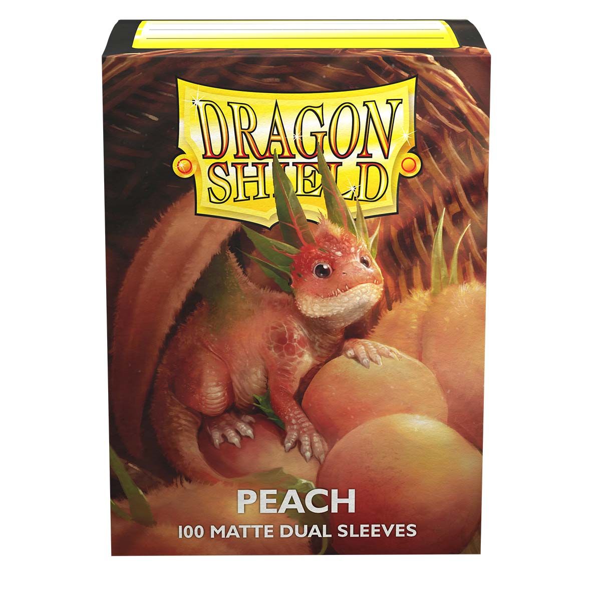 Dragon Shield Peach Matte Dual Sleeves Standard 100 ct