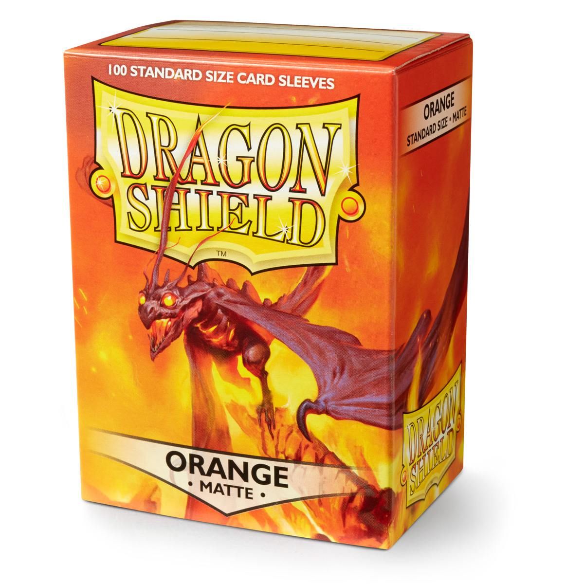 Dragon Shield Matte Sleeves Orange