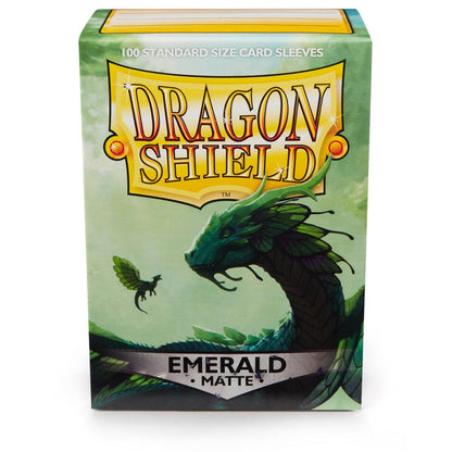 Dragon Shield Emerald Matte Sleeves Standard 100 ct