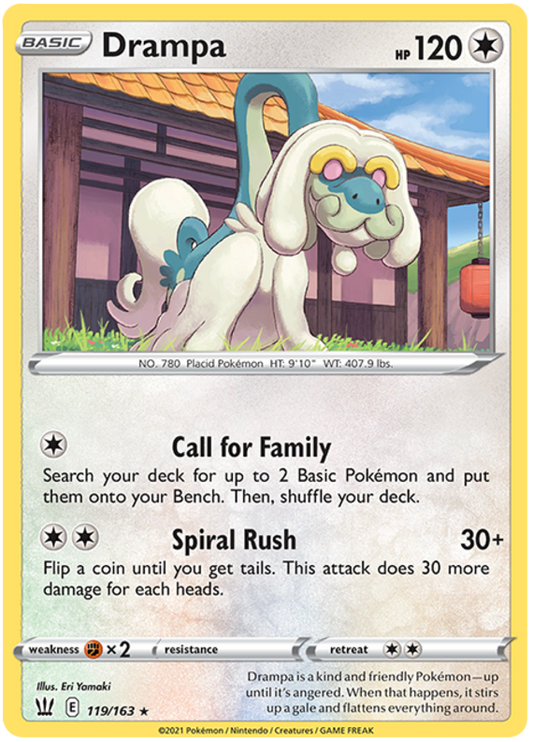 Drampa (119/163) [Sword & Shield: Battle Styles]