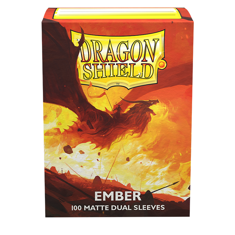 Dragon Shield Ember Matte Dual Sleeves Standard 100 ct