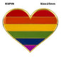 Enamel Pin: Rainbow Heart
