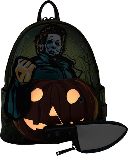 Loungefly Myers Pumpkin Mini Backpack