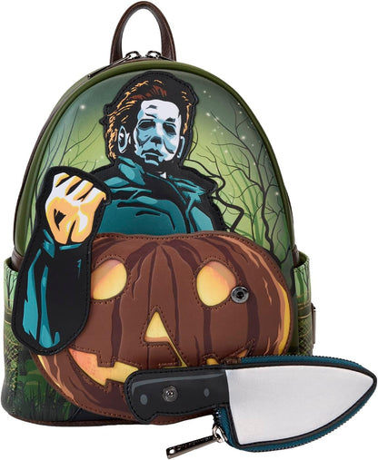 Loungefly Myers Pumpkin Mini Backpack