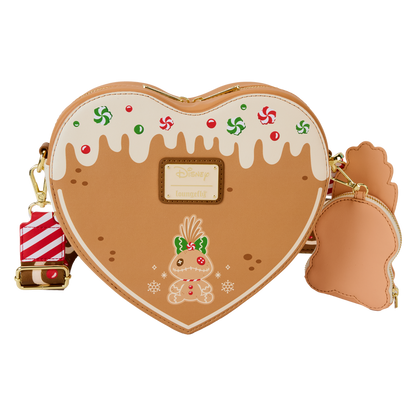 Loungefly Stitch & Angel Gingerbread Crossbody Bag