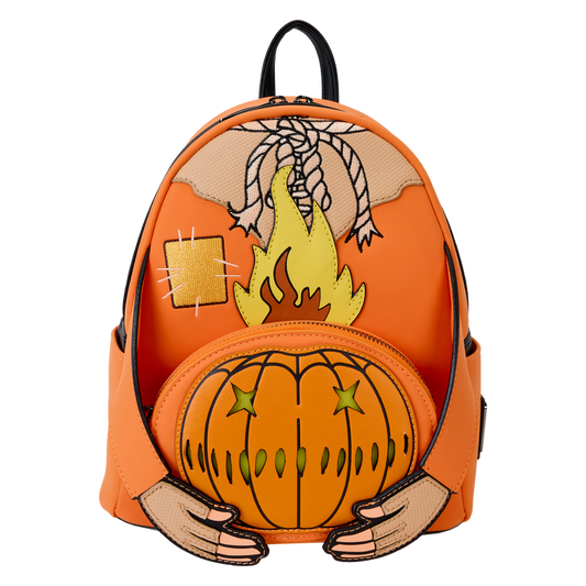 Loungefly Trick or Treat Flaming Head Backpack