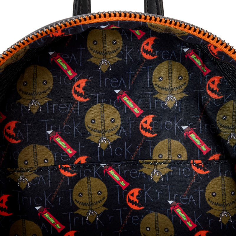 Loungefly Trick or Treat Flaming Head Backpack