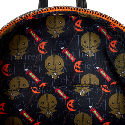 Loungefly Trick or Treat Flaming Head Backpack