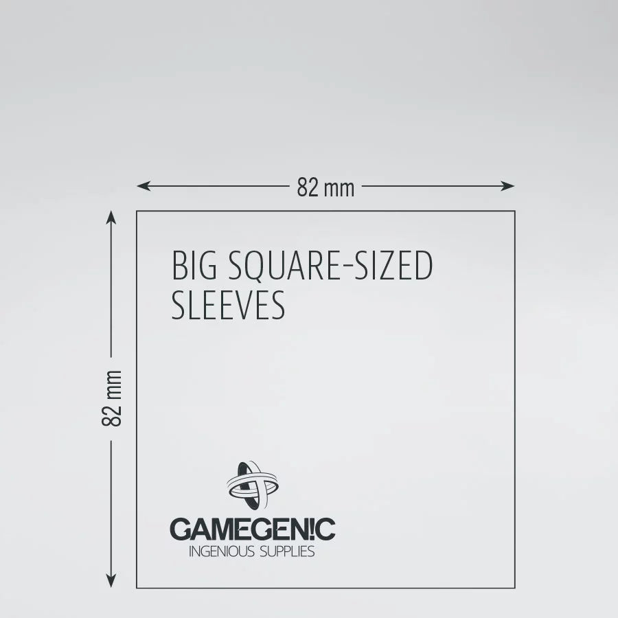 Gamegenic 82mm X 82mm Big Square Sleeves