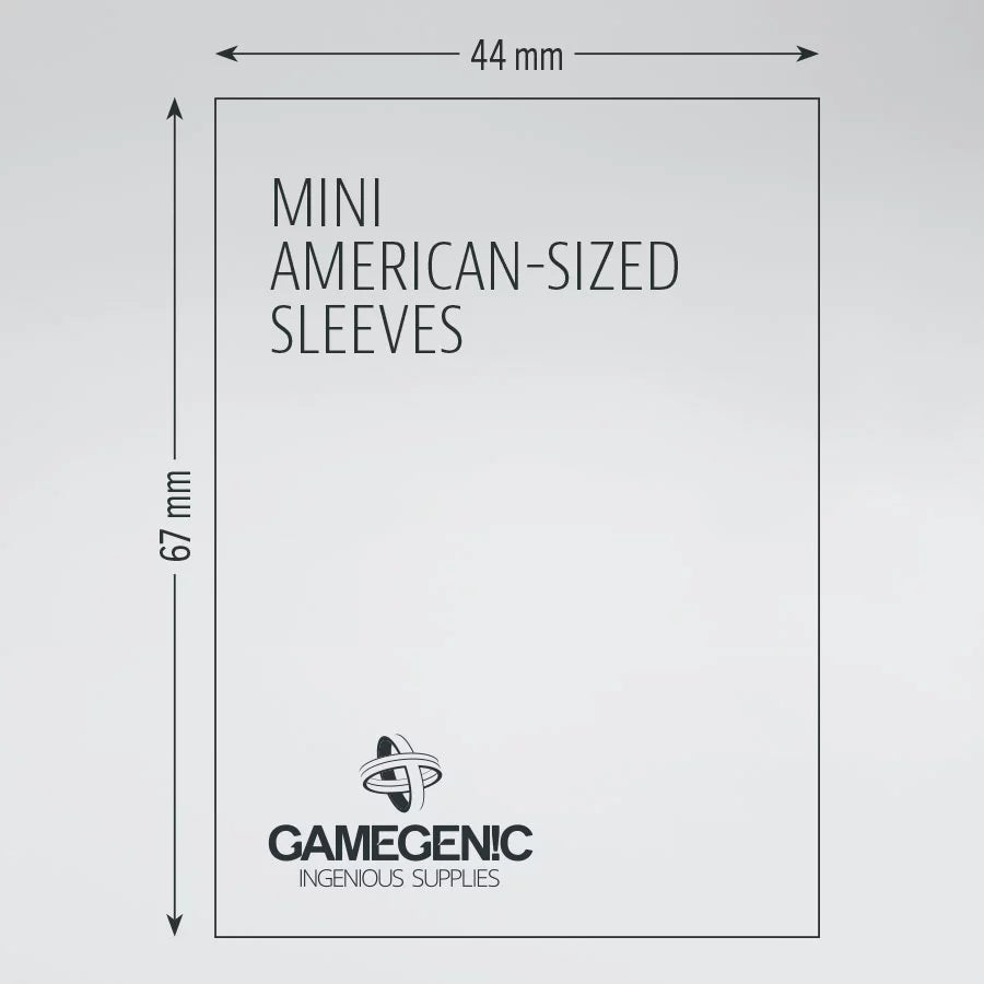 Gamegenic 44mm X 67mm Mini American Sleeves