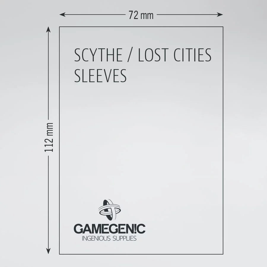 Gamegenic 72mm X 112mm Scythe/ Lost Cities Sleeves