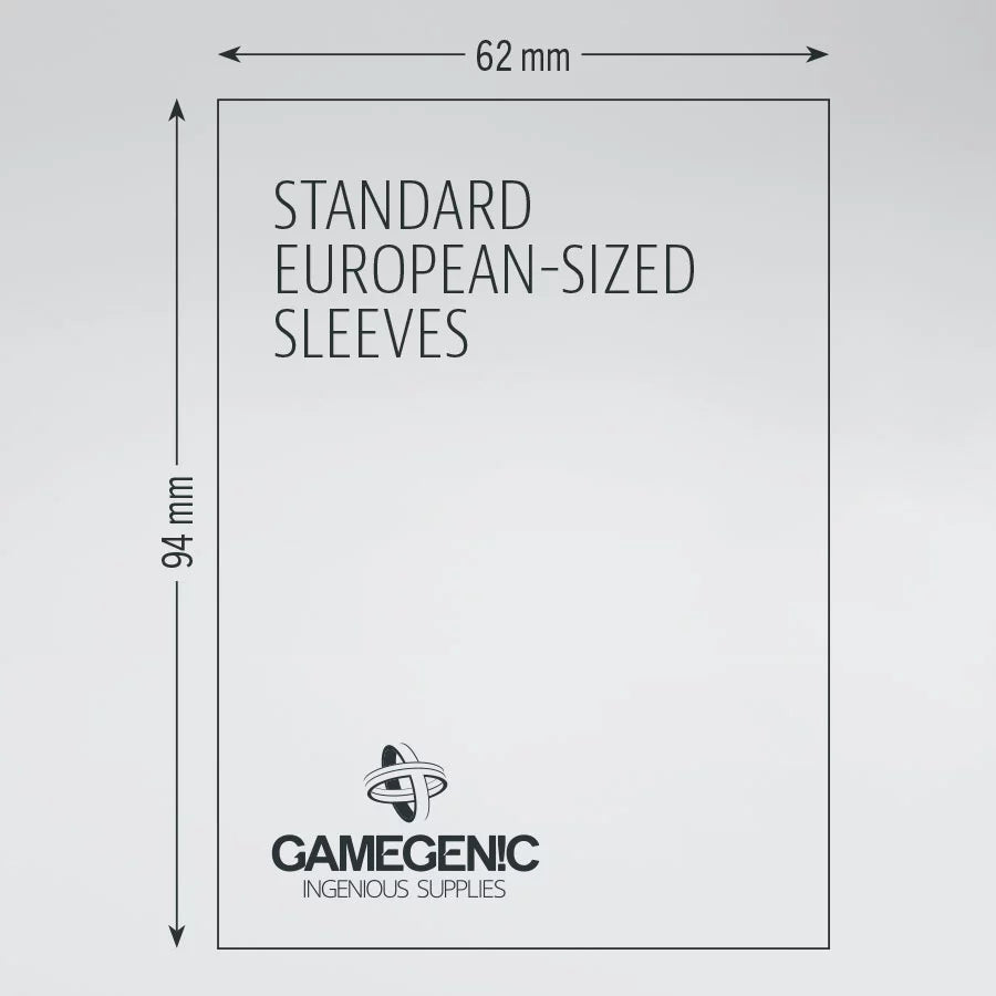 Gamegenic 62mm X 94mm Standard European Sleeves
