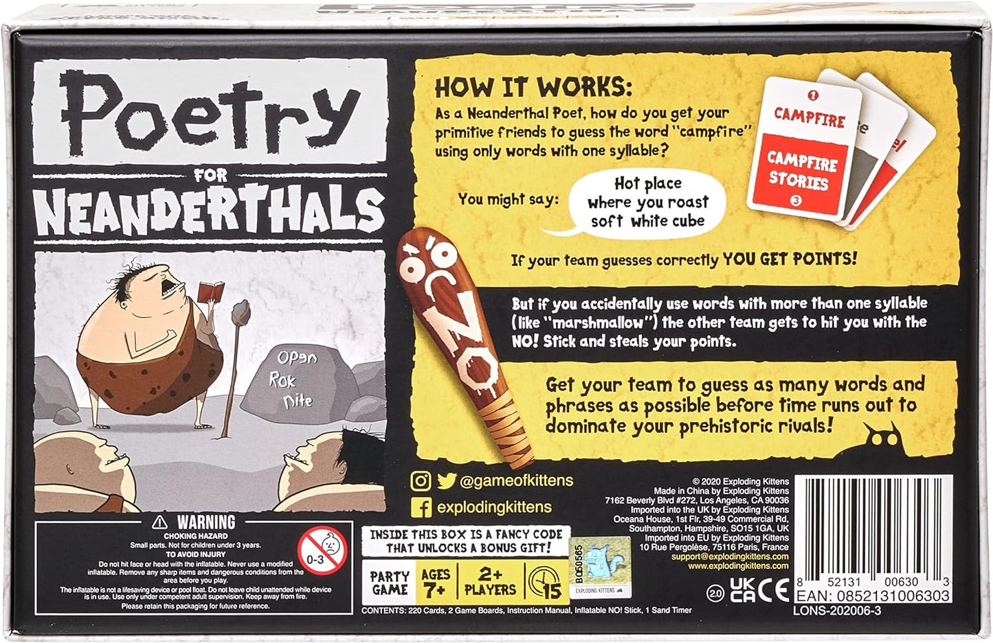 Poetry for Neanderthals OG Edition
