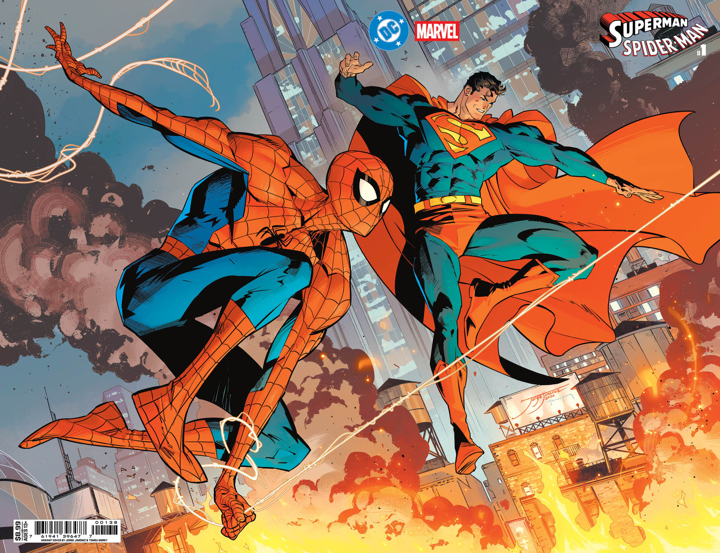 Superman/Spider-man #1 (wraparound)