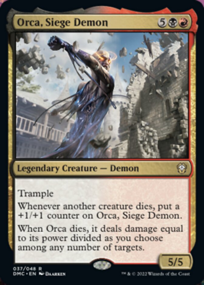 Orca, Siege Demon [Dominaria United Commander]