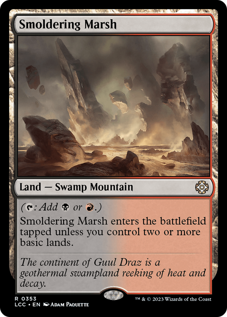 Smoldering Marsh [The Lost Caverns of Ixalan Commander]