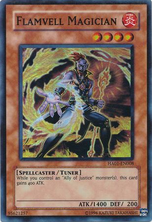 Flamvell Magician [HA01-EN008] Super Rare